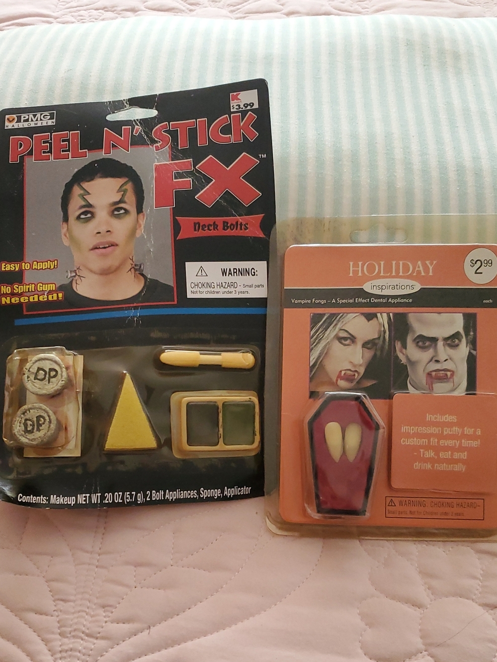 Peel N' Stick FX Deck Bolts Makeup Kit - Black/Gold